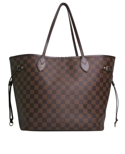 Damier Ebene Neverfull MM, front view